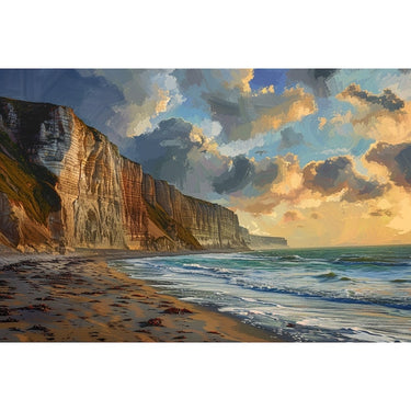 Normandy Beach Canvas